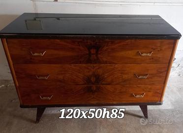 Cassettiera Art Deco anni 60