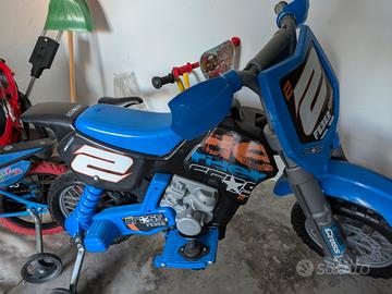 Feber cross rider- moto elettrica con casco 