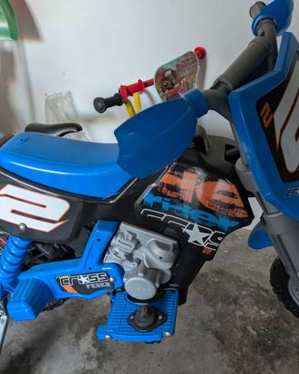 Feber cross rider- moto elettrica con casco 