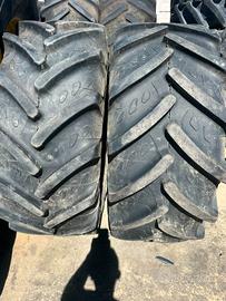 N°2 PNEUMATICI PER TRATTORE AGRIGOLO 480/70/R24