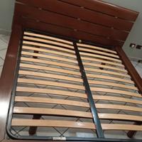 Letto matrimoniale in ciliegio