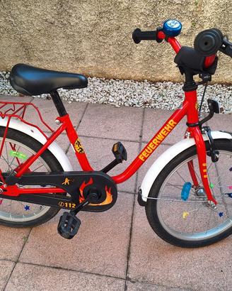 Bici 16 pollici per bambini da 4-6 anni, 105-120cm