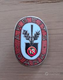 Distintivo RAD spilla tedesca ww2 