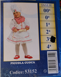 Vestito di carnevale Cuoca