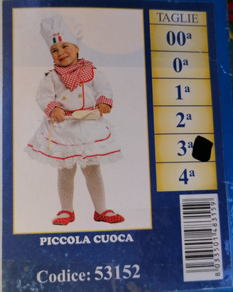Vestito di carnevale Cuoca