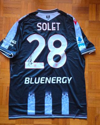 maglia Udinese 28 SOLET con autografo