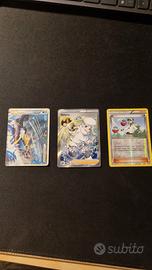 Lotto composto da 3 carte Pokémon