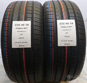 2 GOMME 225 40 18 PIRELLI RFT BR1810