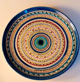 Piatto decorativo dipinto a mano Vietri Art