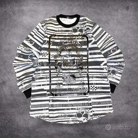 Felpa Criminal Boys stampa teschio streetwear L
