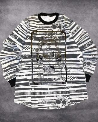 Felpa Criminal Boys stampa teschio streetwear L