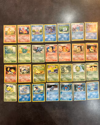 Lotto Starter Pack Pokémon Vintage 🍃🔥💧