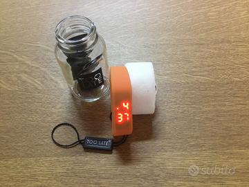 Orologio Led Original TOO LATE arancio misura L