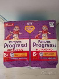 Pampers progressi mutandino n. 6 XL