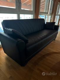 Divano/letto in ecopelle