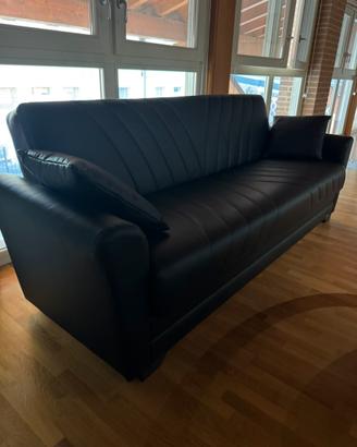 Divano/letto in ecopelle