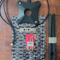 Scheda PCI-E per WiFi BrosTrend con base magnetica