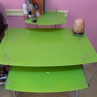 Scrivania  vetro temperato