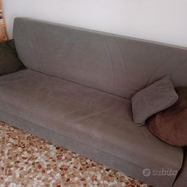 Divano letto matrimoniale con cassone