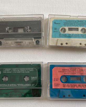 MUSICASSETTE CANZONI X BAMBINI-VINTAGE '80-'90