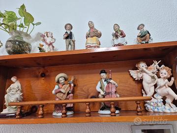 mensola con nove Capodimonte tutto compreso