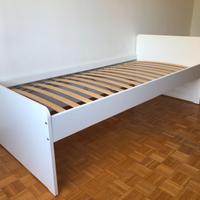 SLÄKT Struttura letto/letto/contenitore