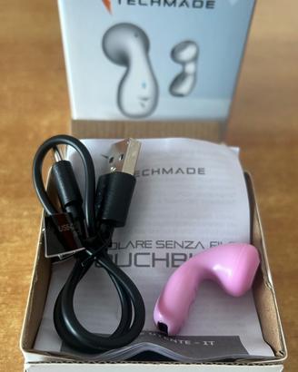 Auricolare singolo rosa Techmade