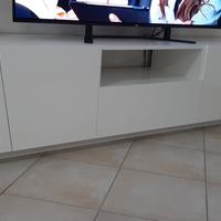 Mobile da sala porta tv bianco laccato