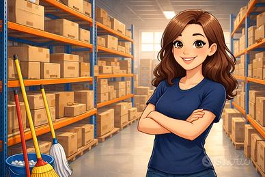 Operaia, magazzino, pulizie, dog e cat sitter