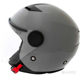 Casco one jet gamma 2.0 grigio lucido
