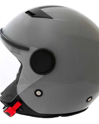 Casco one jet gamma 2.0 grigio lucido