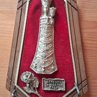 Madonnina in peltro da appendere 