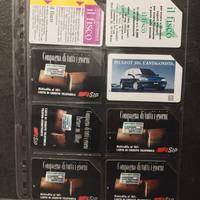 lotto 40 tessere telefoniche SIP