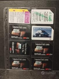 lotto 40 tessere telefoniche SIP