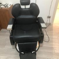 Sedia da parrucchiere - professionale nera