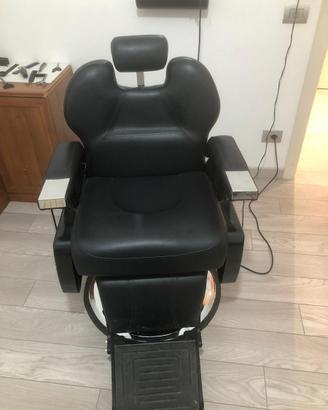 Sedia da parrucchiere - professionale nera