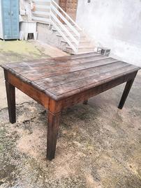 tavolo cucina anni. 50  castagno cell 3760746302 