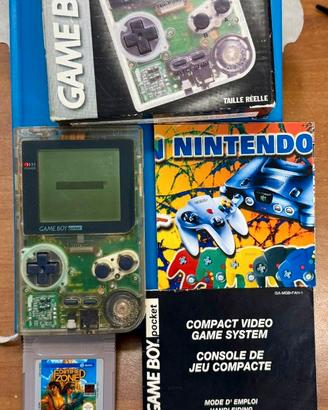 Console Nintendo Game Boy Pocket Trasparente