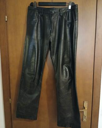 Pantaloni in pelle taglia 56