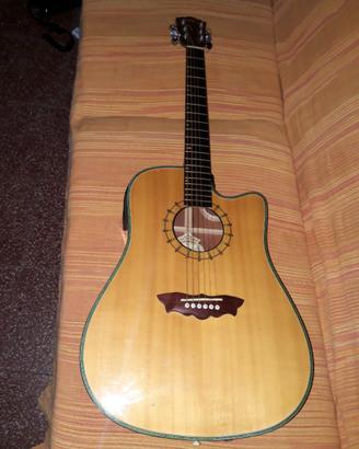 Washburn D46SCE chitarra acustica amplificata