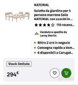 Set giardino