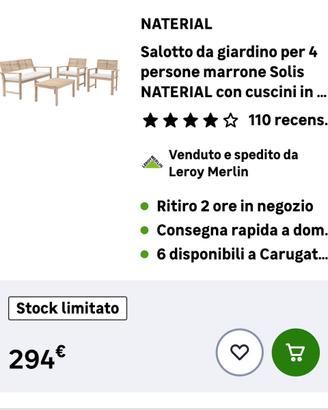 Set giardino