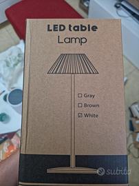 Lampada da Tavolo GGII Senza Fili Batteria Bianca