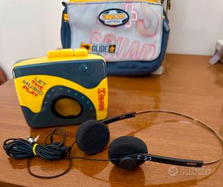 Walkman  Cassette Seven anni 80/90 + Astuccio