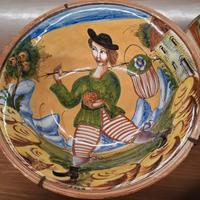 collezione di piatti Maiolica Montelupo decorativi