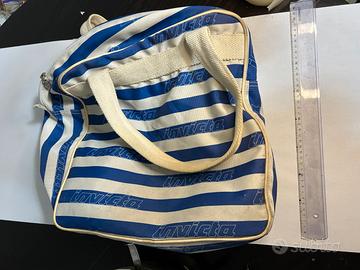 Borsa da viaggio INVICTA ORIGINALE VINTAGE bianca