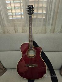 Chitarra acustica elettrica 
