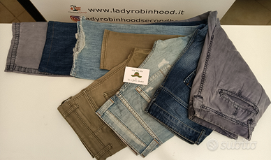 PANTALONI JEANS UOMO FIRMATI tg 48/50 LOTTO 4 pz