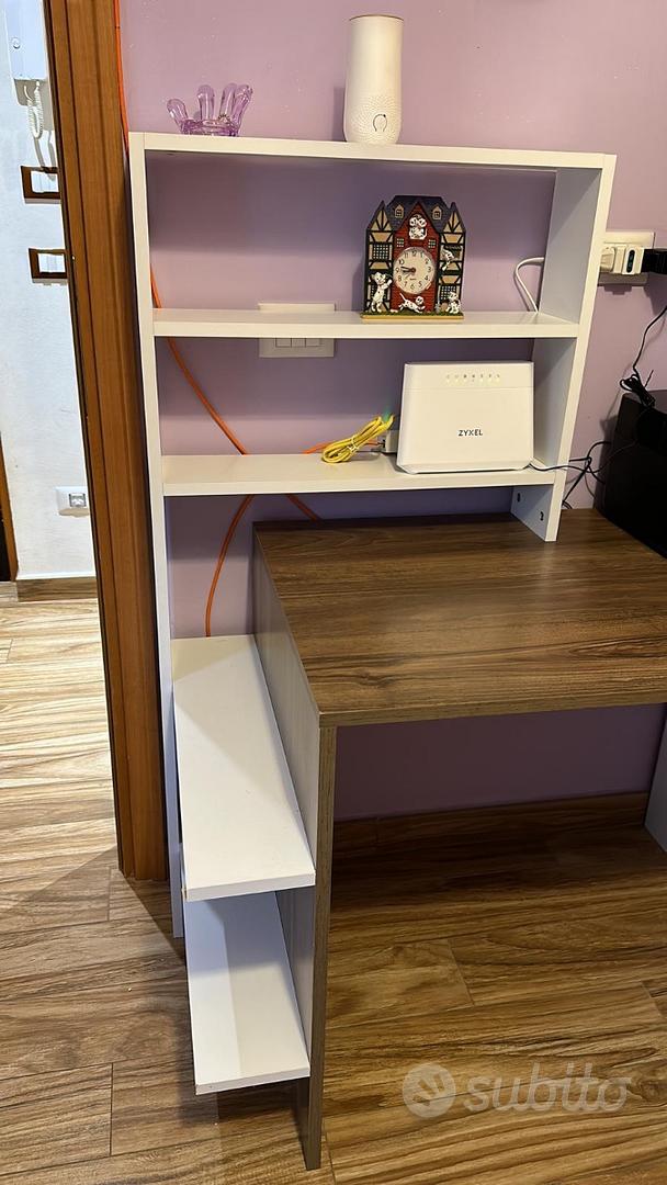 Scrivania con libreria integrata 120x60 - Arredamento e Casalinghi In  vendita a Roma