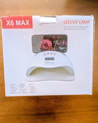 Lampada UV LED per unghie Sun X6 Max con scatola